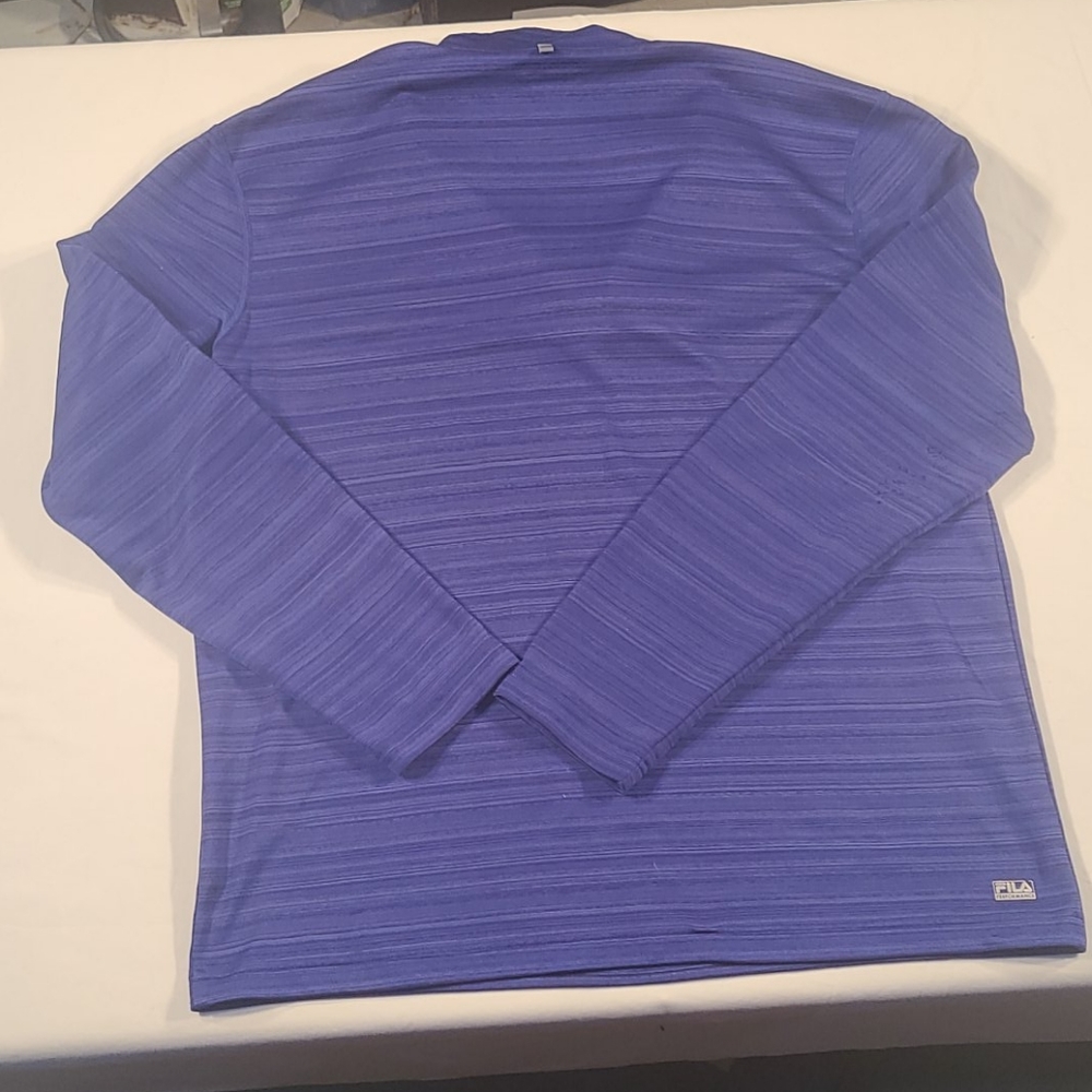 Fila Men's 1/4 Zip Dress Sweat Shirt L - Picture 9 of 12